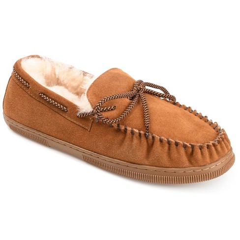 Territory Meander Genuine Sheepskin Moccasin Slipper Tan 9 Target