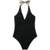 Women Sexy One Piece Swimsuit Cross Bandage Backless Swimwear Push Up Bathing Suits Beachwear - 4 of 4