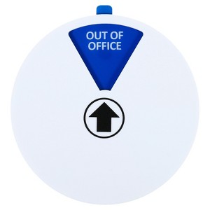 Unique Bargains Acrylic Magnetic Adhesive Home Business Privacy Sign 2 Pcs - 1 of 4