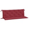vidaXL Garden Bench Cushions 2 pcs Wine Red 59.1"x19.7"x2.8" Oxford Fabric - 2 of 4