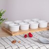 Ramekins Set, 8-Piece 8 Oz Ceramic Porcelain Cups - Oven & Dishwasher Safe for Baking Creme Brulee, Souffle - 3 of 4
