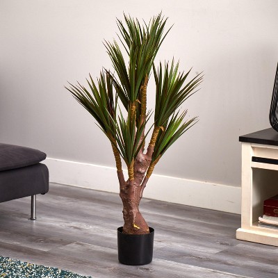 Lifelike 46'' UV-Resistant Artificial Yucca Tree for Indoor/Outdoor
