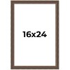 PosterPalooza | Elegant Brown Picture Frame - UV Acrylic, Foam Board Backing, Hanging Hardware - 2 of 4