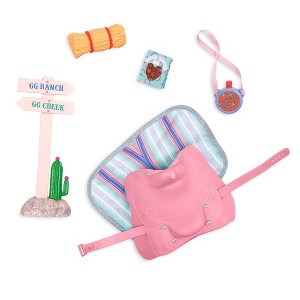Glitter Girls Trail Horseback Riding Accessory Set for 14" Dolls - 1 of 3