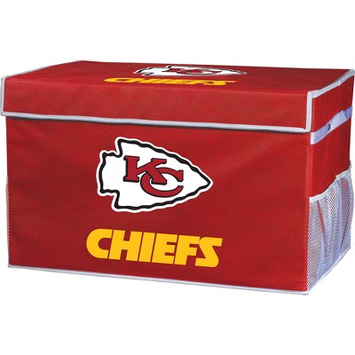 NFL Franklin Sports Kansas City Chiefs Collapsible Storage Footlocker Bins - Small