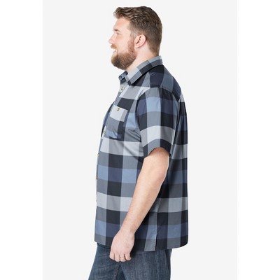 KingSize Short Sleeve Printed Sport Shirt