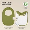 KeaBabies 8pk Organic Quin Baby Bibs for Drooling and Teething, Cotton Drool Bibs, Newborn Baby Boys, Baby Girls Bibs - 3 of 4