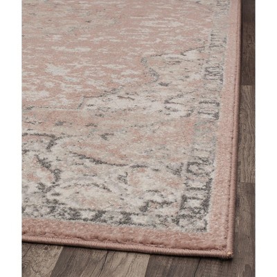 Majestic Grey Square Synthetic 6'x6' Easy-Care Area Rug