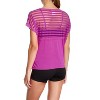 Balanced Tech Women's Dot Burntout Scoop Neck Tee - Flame Orange - Medium - 2 of 2