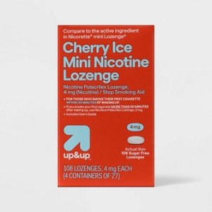 Nicotine 4mg Mini Lozenge - Cherry Ice - 108ct - up&up : Target