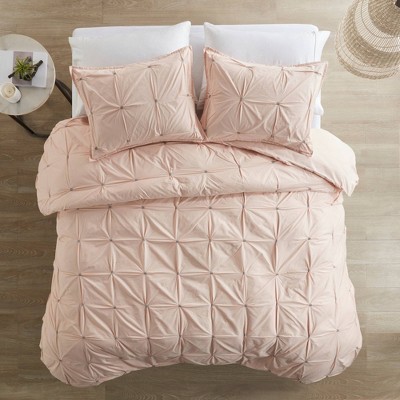 Masie Embroidered Cotton Duvet Cover Set