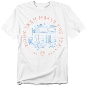 Men's Transformers Generations Optimus Truck More Than Meets The Eye T-Shirt - 1 of 4