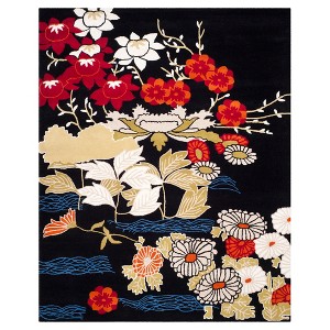 Floral Tufted Area Rug 8