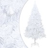 Artificial Christmas Tree White PVC Medium Expandable - 2 of 4