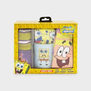 Special Thanks Men's Spongebob Holiday Bundle Socks - 6-12 - 1 of 3