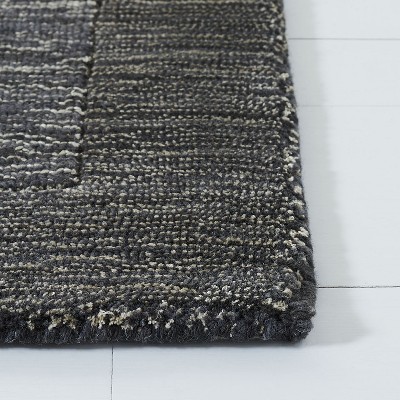 Impressions IM821 Hand Loomed Area Rug - Charcoal/Blue - 7'6"x9'6" - Safavieh