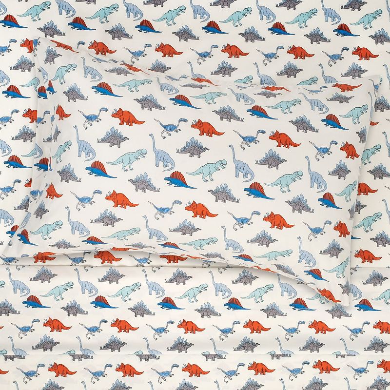 Dinosaurs Microfiber Kids' Sheet Set By Sweet Home Collection™, 5 of 7