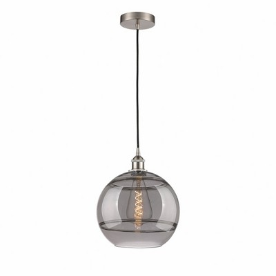 Rochester - 1 Light Cord Hung Mini Pendant In Industrial Style-13.38 Inches Tall and 12 Inches Wide