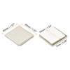 Unique Bargains Plastic Self-adhesive Square Carpeted Tile Vinyl Sliding Pads - 2 of 4