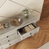 SKRAN Retro Wooden 6 Drawers Dresser, Bedroom Storage Cabinet, Multifunctional Dresser With Storage For Clothes, Linens and Home Organization - 4 of 4
