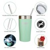 Healthy Human Stainless Steel Tumbler with Straw & Lid | (20oz, Seamist) - 2 of 4