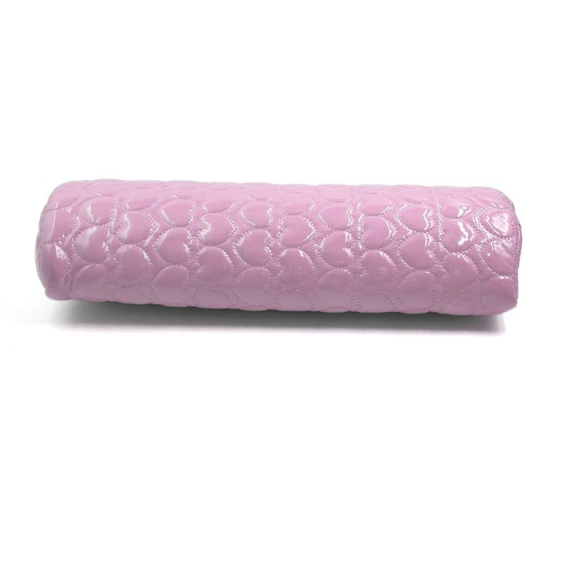 Unique Bargains Soft Sponge Faux Leather Manicure Nail Art Hand Arm Rest Cushion Pink, 2 of 4