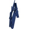 TiramisuBest Folding Chair with Dual Cup Holder - Composite Adirondack Chair with Wood Texture - Navy Blue - 3 of 4