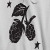 Rerun Island Men's Berries Stars Long Sleeve Graphic Cotton Sweatshirt Hoodie - 2 of 4