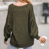 Women's Chunky Knit V-Neck Sweater - Cupshe - 4 of 4