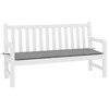 vidaXL Garden Bench Cushion Gray Oxford fabric (100% polyester) - 3 of 4