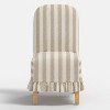 Rounded Back Slipcovered Dining Chair with Ruffle - Threshold™ - 2 of 4