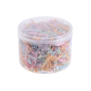 Unique Bargains Women Fashion Hair Rope Morandi color 500 Pcs - 1 of 4
