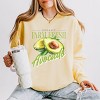 Simply Sage Market Farm Fresh Avocado Watercolor Lightweight Garment Dyed Sweatshirt - 2 of 4