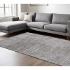 HomeRoots 8' X 10' Taupe Silver and Tan Abstract Power Loom Non Skid Area Rug - 2 of 3