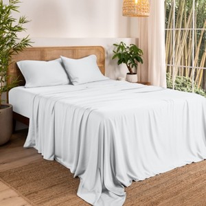 Rayon from Bamboo Solid Deep Pocket Sheet Set by Bare Home - 1 of 4