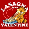 Juniors Womens Garfield Lasagna is My Valentine T-Shirt - 2 of 4