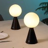 JONATHAN Y Macie Modern Minimalist Globe Rechargeable/Cordless Dimmable Integrated LED Table Lamp with Touch Sensor - 2 of 4