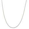 Black Bow Jewelry 1.5mm Sterling Silver, Solid Figaro Chain Necklace - image 3 of 4