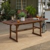 NicBex Outdoor Dining Table Modern Patio Slat-Top Acacia Wood Butterfly Table for Garden,Backyard - 2 of 4