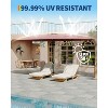 13FT Umbrella Outdoor Patio,Double-Sided Rectangle Umbrella Oversized Shade for 2-6 People - 3 of 4