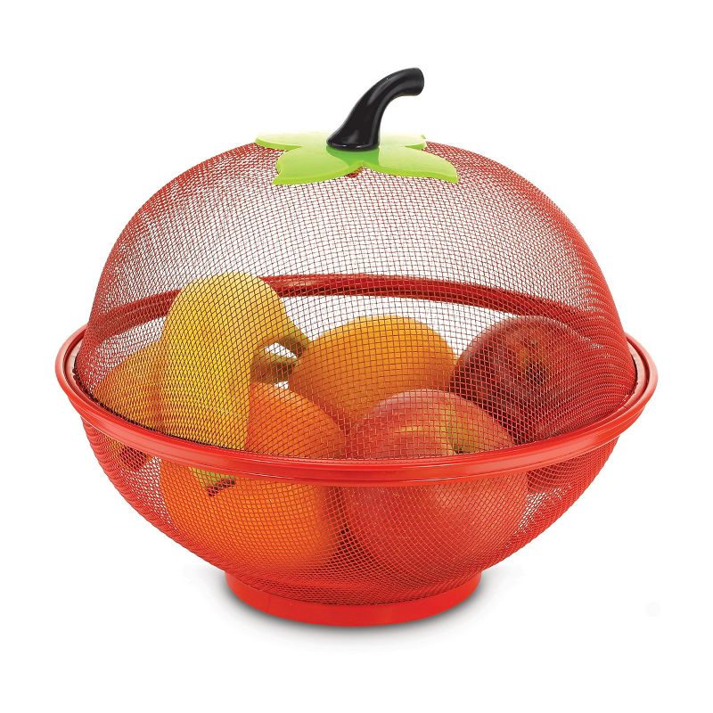 KOVOT Apple Shaped Mesh Fruit Basket | Keep Freshness In & Bugs Out, 1 of 7