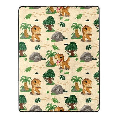 40&#34;x50&#34; Universal Jurassic Park Silk Touch Kids&#39; Throw Blanket and HD Hugger_2