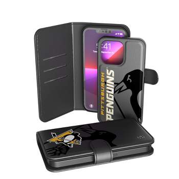 Keyscaper Pittsburgh Penguins Monocolor Tilt Wallet Phone Case