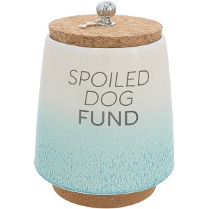 Pavilion Gift Company - Spoiled Dog - 6.5" Ceramic Savings Bank - Decorative Banks - 1 of 4