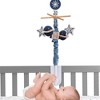 Lambs & Ivy Sky Rocket Planets/Stars Musical Baby Crib Mobile Soother Toy- Blue - 2 of 4