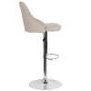 Emma and Oliver Contemporary Adjustable Height Barstool - 4 of 4