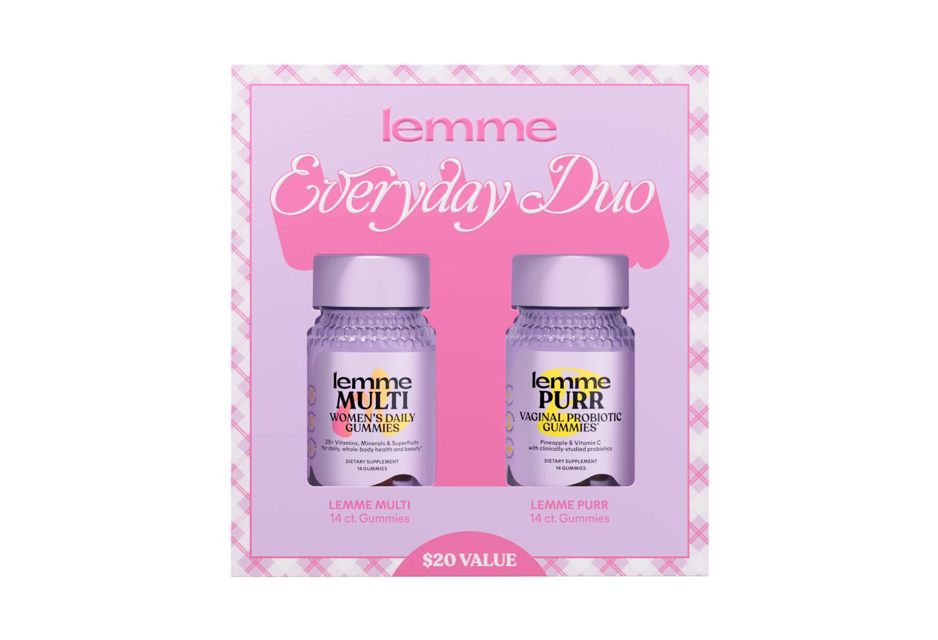 Lemme Everyday Duo - Multi + Purr Gummies - 14ct/2pk