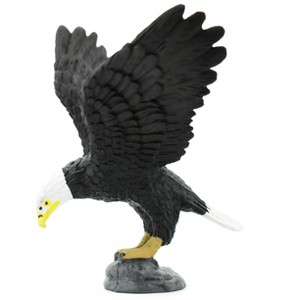Collectible Wildlife Gifts | Eagle, Bald Eagle, North America, Museum Quality, Rubber Bird, Hand Painted, Realistic Toy Model, Gift,   4"  CH204 BB117 - 1 of 4