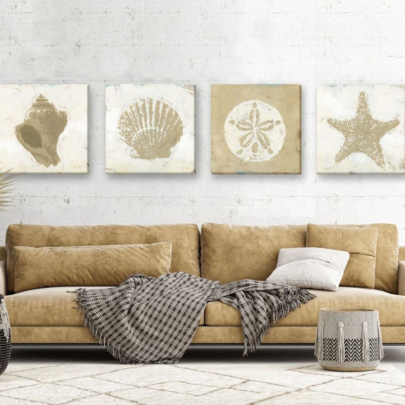 Sullivans Darren Gygi Starfish Silhouette Giclee Wall Art, Gallery Wrapped, Handcrafted in USA, Wall Art, Wall Decor, Home Décor, Handed Painted, 3 of 6