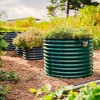 Vego Garden Wide Metal Outdoor Raised Garden Bed 42"x42"x32 - 3 of 4